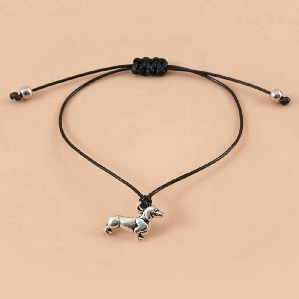 Wag Your Wishes: Adorable Dachshund Wish Bracelet! NWT Friendship Charm Bracelet - Picture 3 of 3